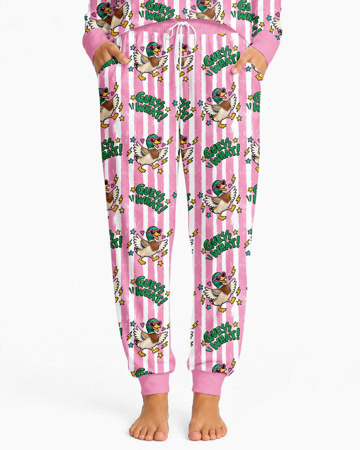 Guess What Mallard Butt Bamboo Women Pajama Set