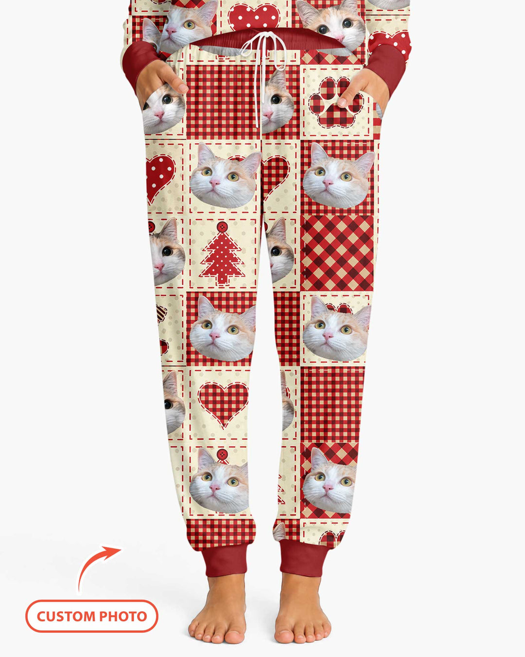 Christmas Ugly Pet Bamboo Women Pajama Set