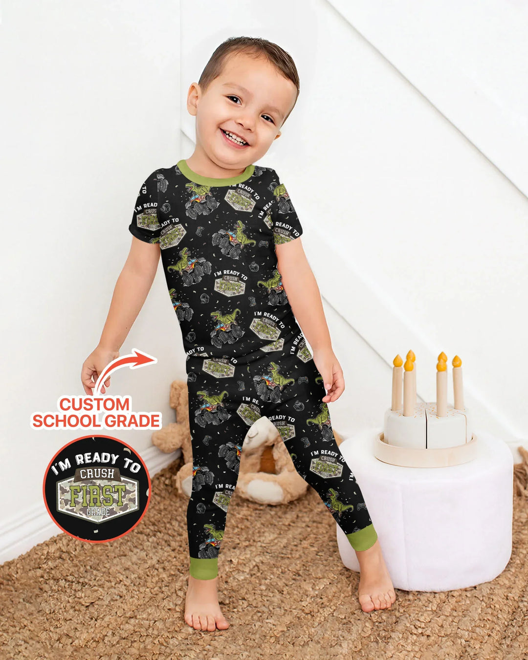 I'm Ready to Crush Bamboo Two Piece Short Sleeve Pajama Set