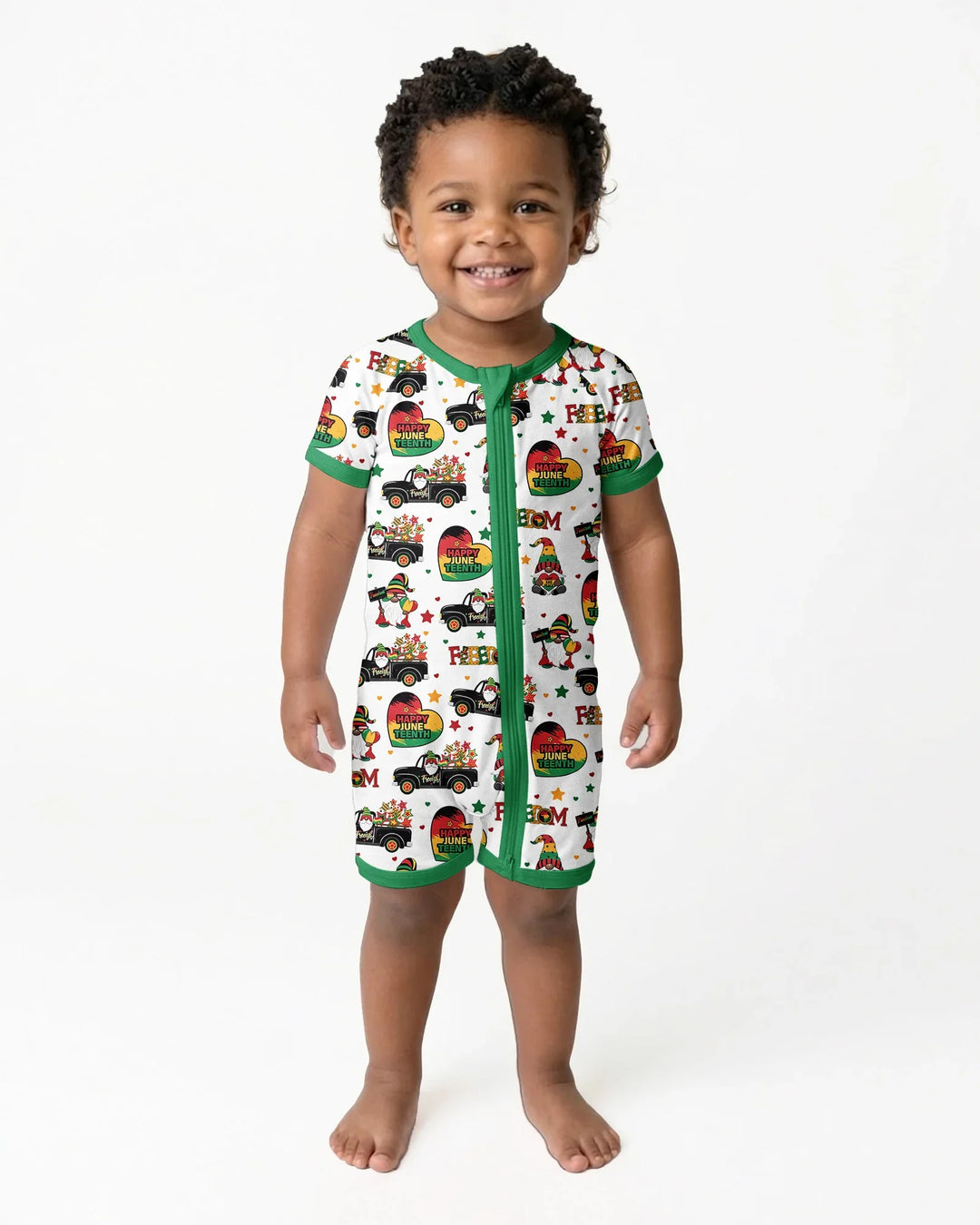 Gnome Happy Juneteenth Bamboo Shorty Zippy