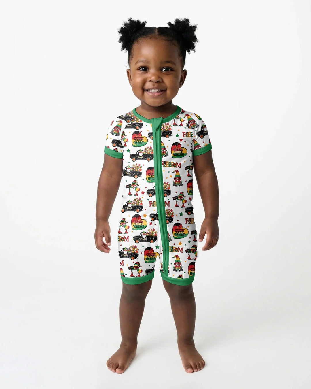 Gnome Happy Juneteenth Bamboo Shorty Zippy