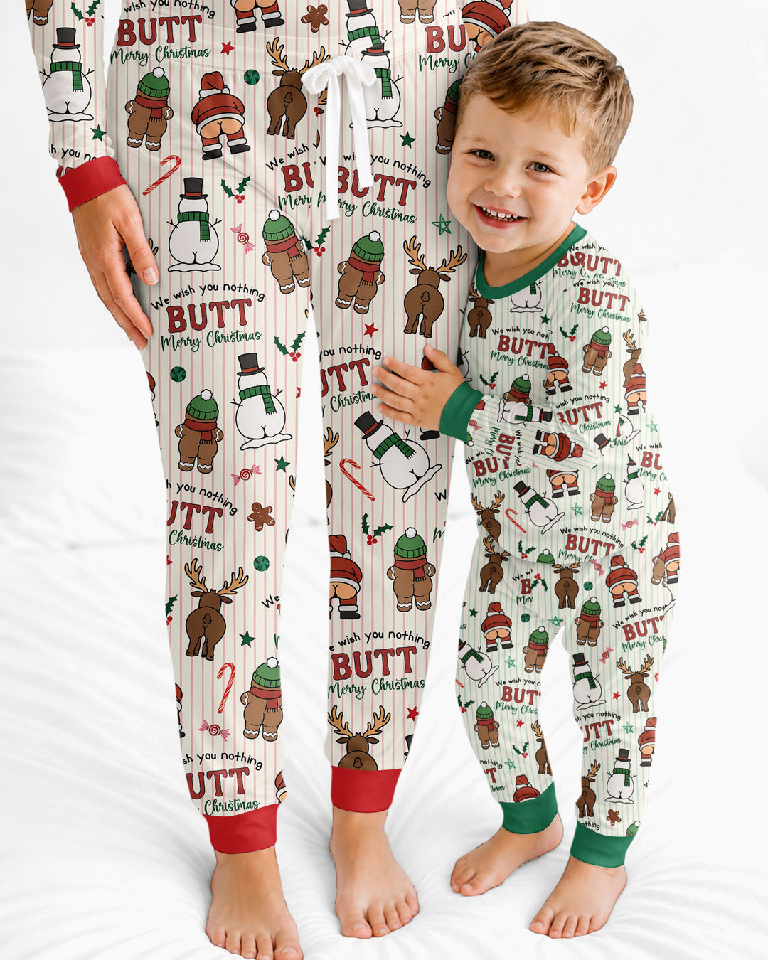 We Wish You Nothing Butt Merry Bamboo Women Pajama Set