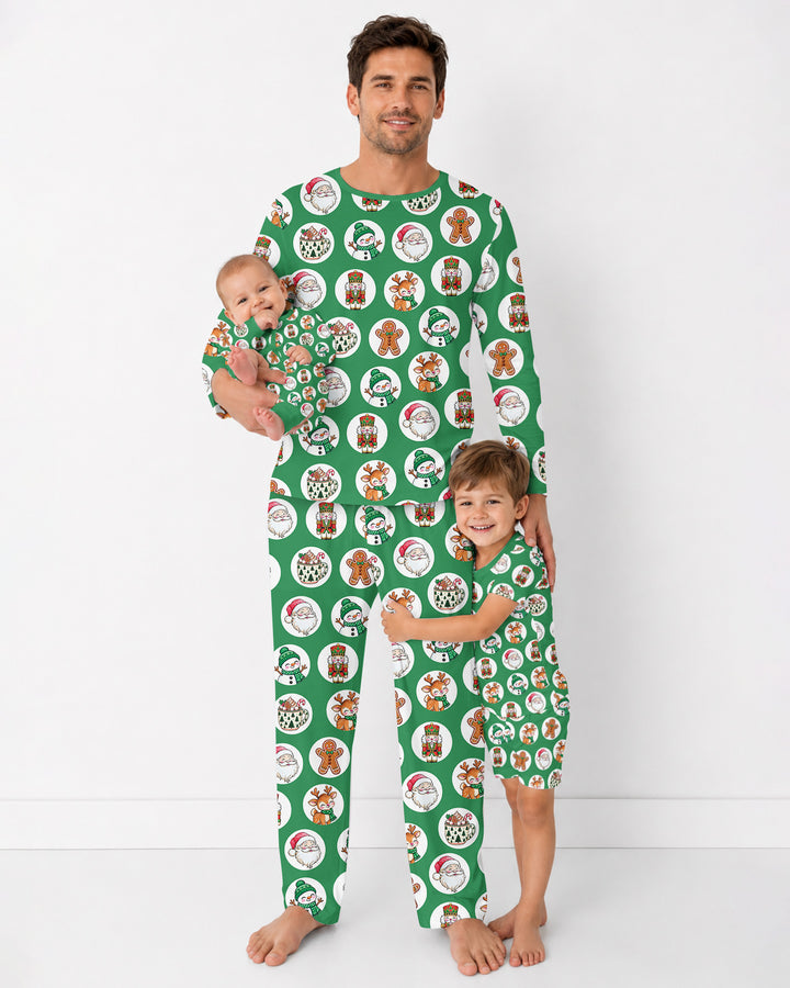 Distressed Holiday Bamboo Men's Pajama Set