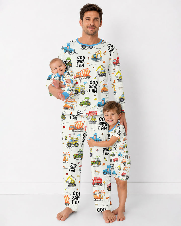 God Says I am Bamboo Men's Pyjamas Set