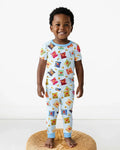 Potato Chips Bamboo Two Piece Short Sleeve Pajama Set