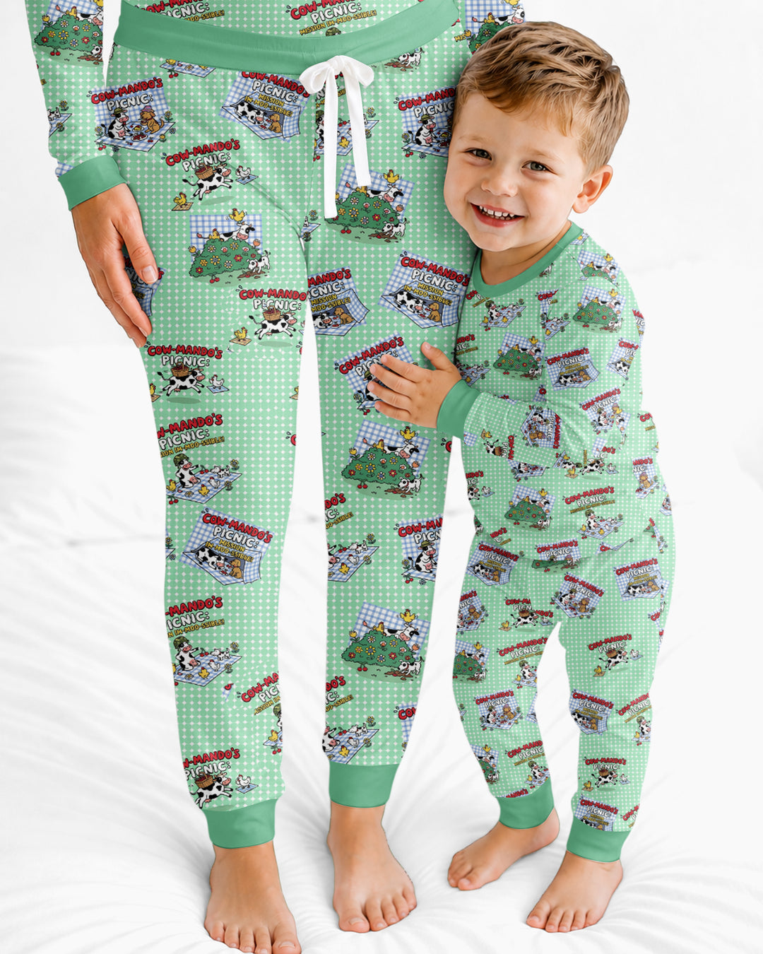 Mission Im-moo-sible Bamboo Women Pajama Set