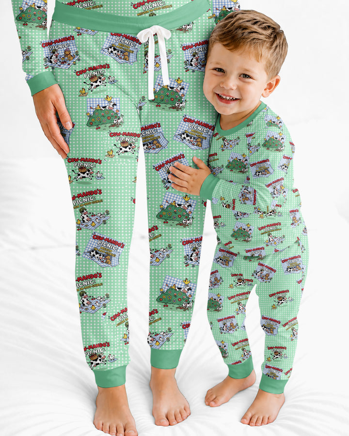 Mission Im-moo-sible Bamboo Women Pajama Set