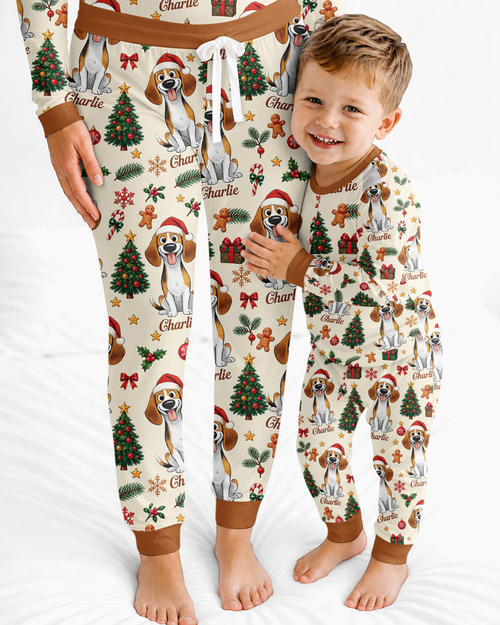 Christmas Dog Bamboo Women Pajama Set