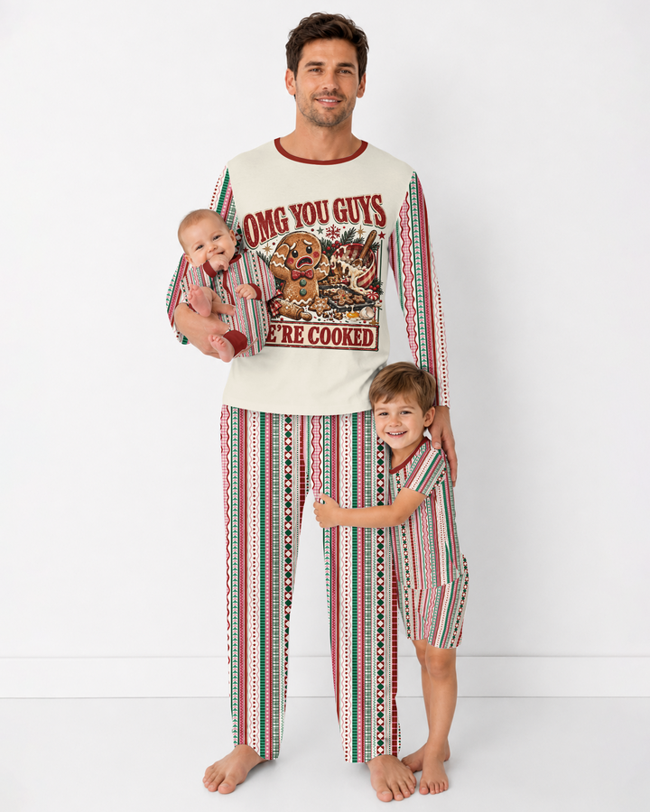 You Guys We're Cooked Bamboo Men's Pajama Set