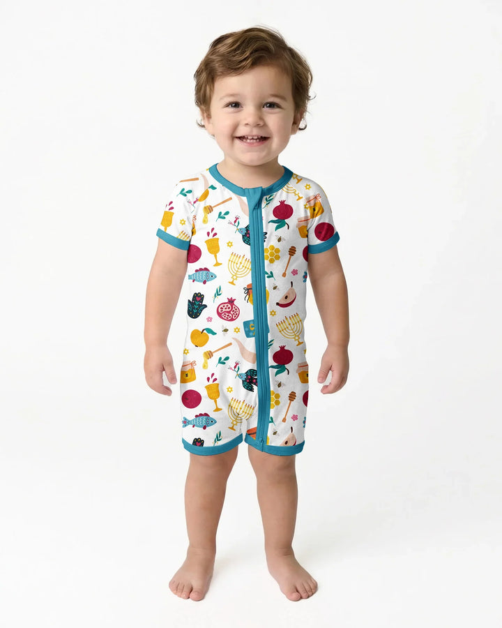 Shanah Tovah Party Bamboo Shorty Zippy