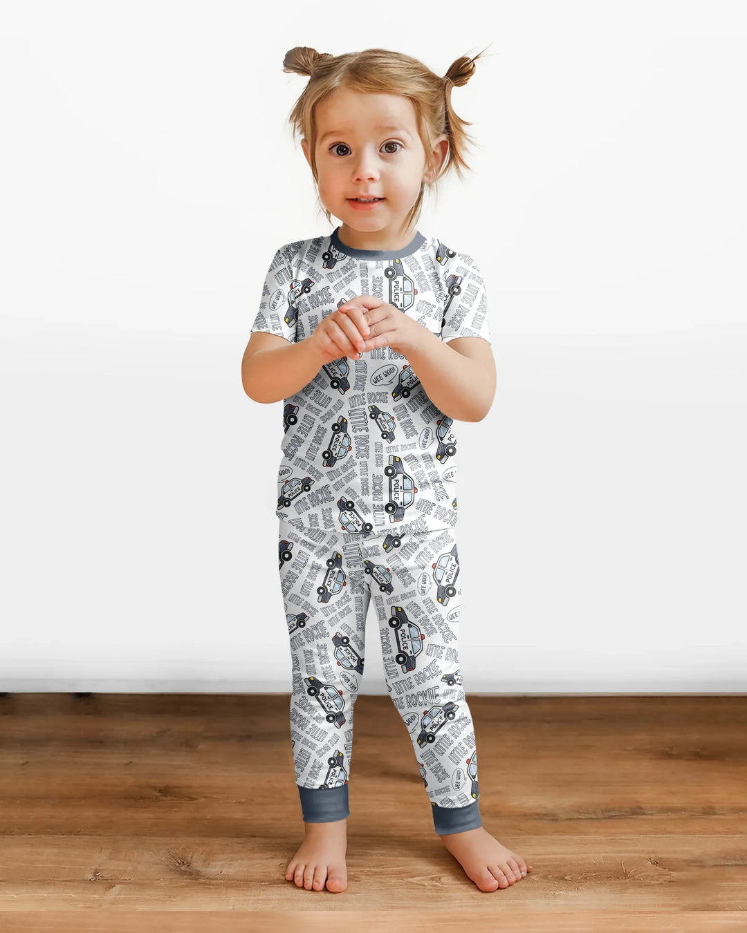 Little Rookie Bamboo Two Piece Short Sleeve Pajama Set