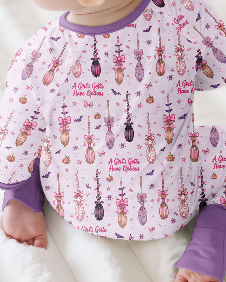 A Girl's Gotta Have Options Witch Brooms Bamboo Convertible Zippy