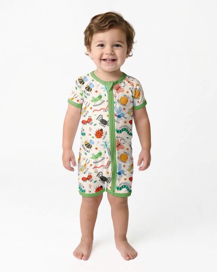 Bug Field Guide Bamboo Shorty Zippy