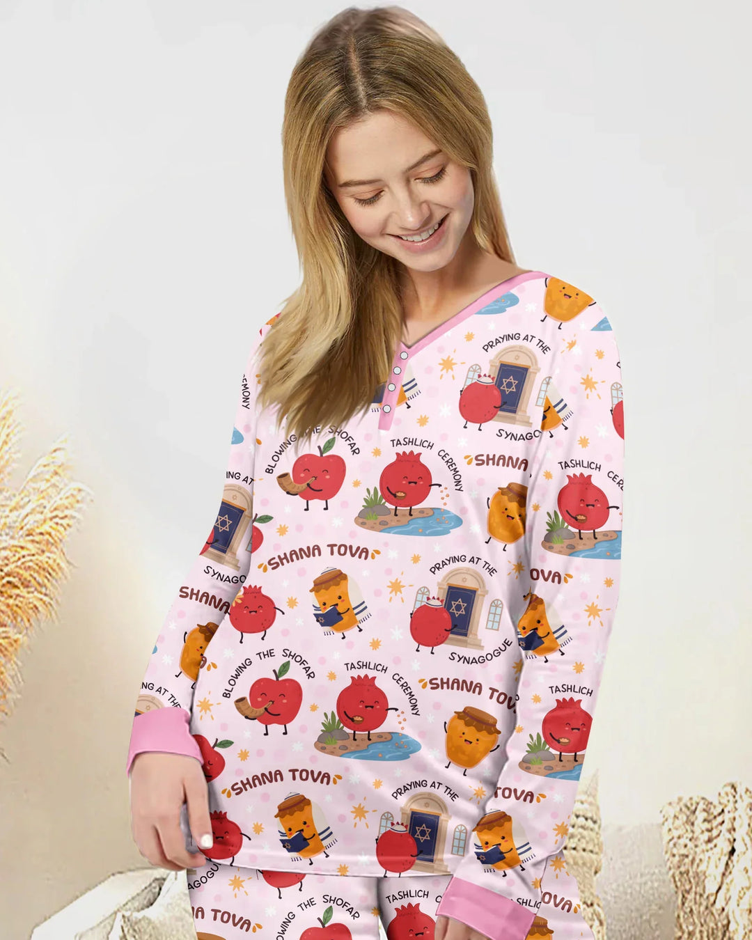 Sweet Sacred Moments Family Matching Bamboo Women Pajama Set