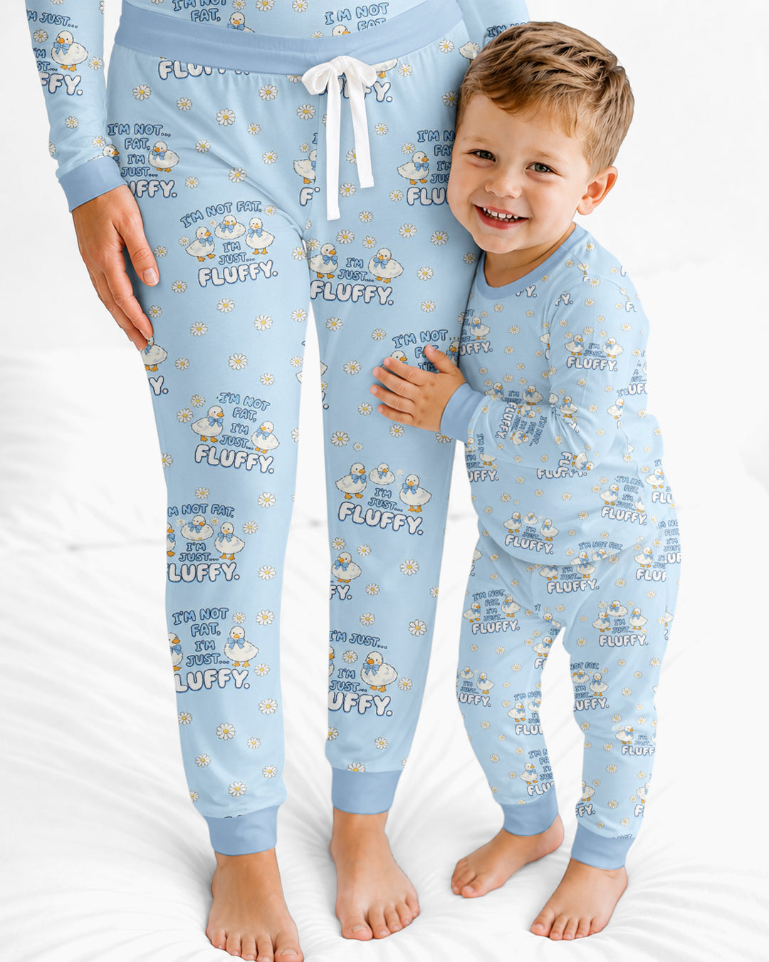 Not Fat Just Fluffy Bamboo Women Pajama Set