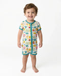 Summer Fruits Surfing On God's Promises Bamboo Shorty Zippy