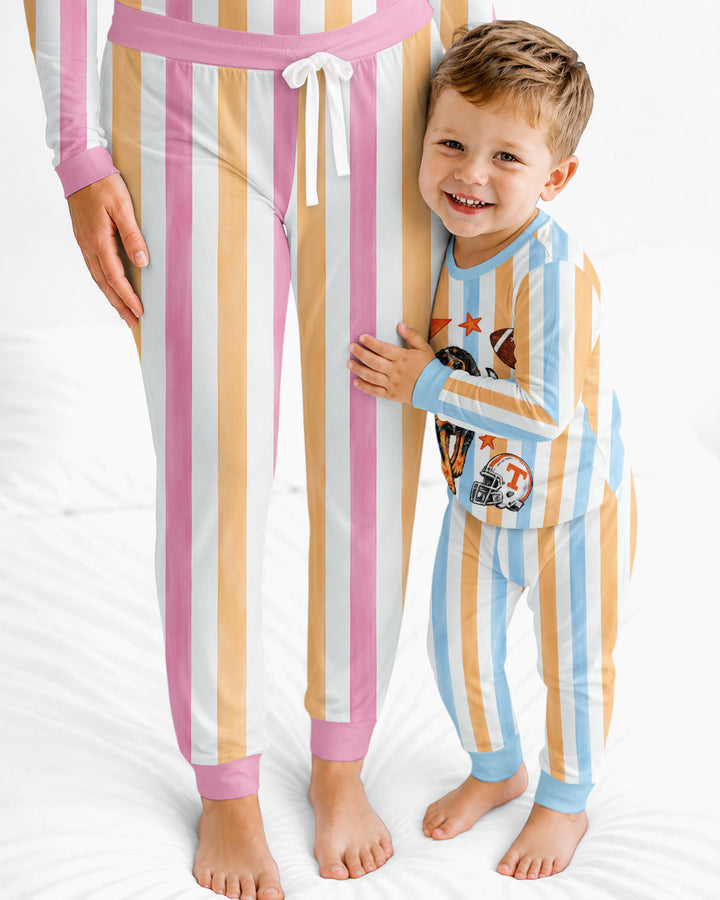 Game Day Puppy And Bows Bamboo Women Pajama Set