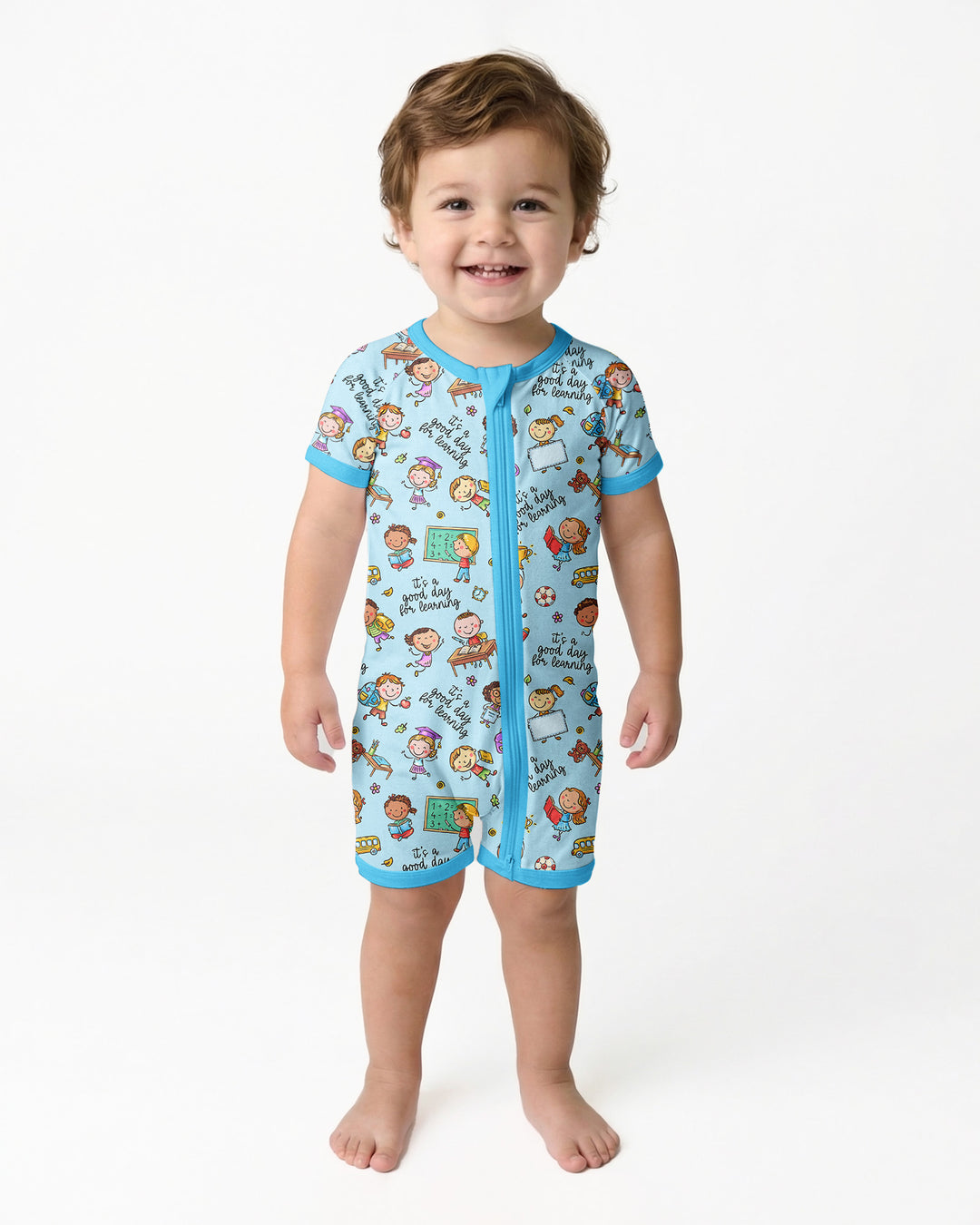 Little Learners Adventure Bamboo Shorty Zippy