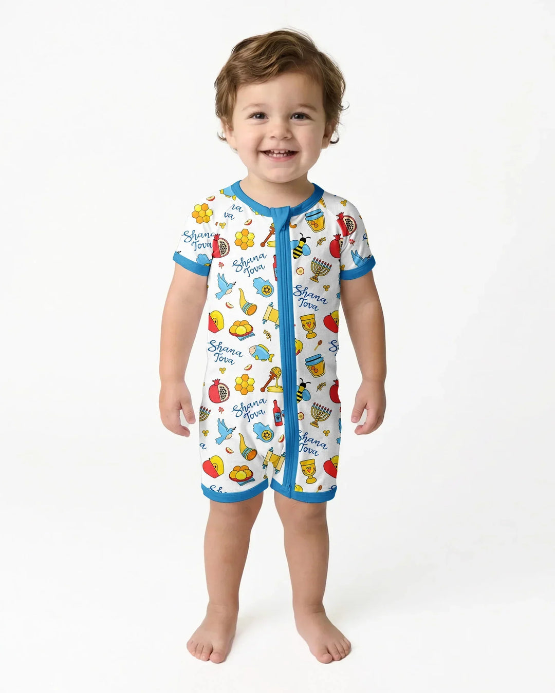 Shanah Tovah U'Metukah Bamboo Shorty Zippy