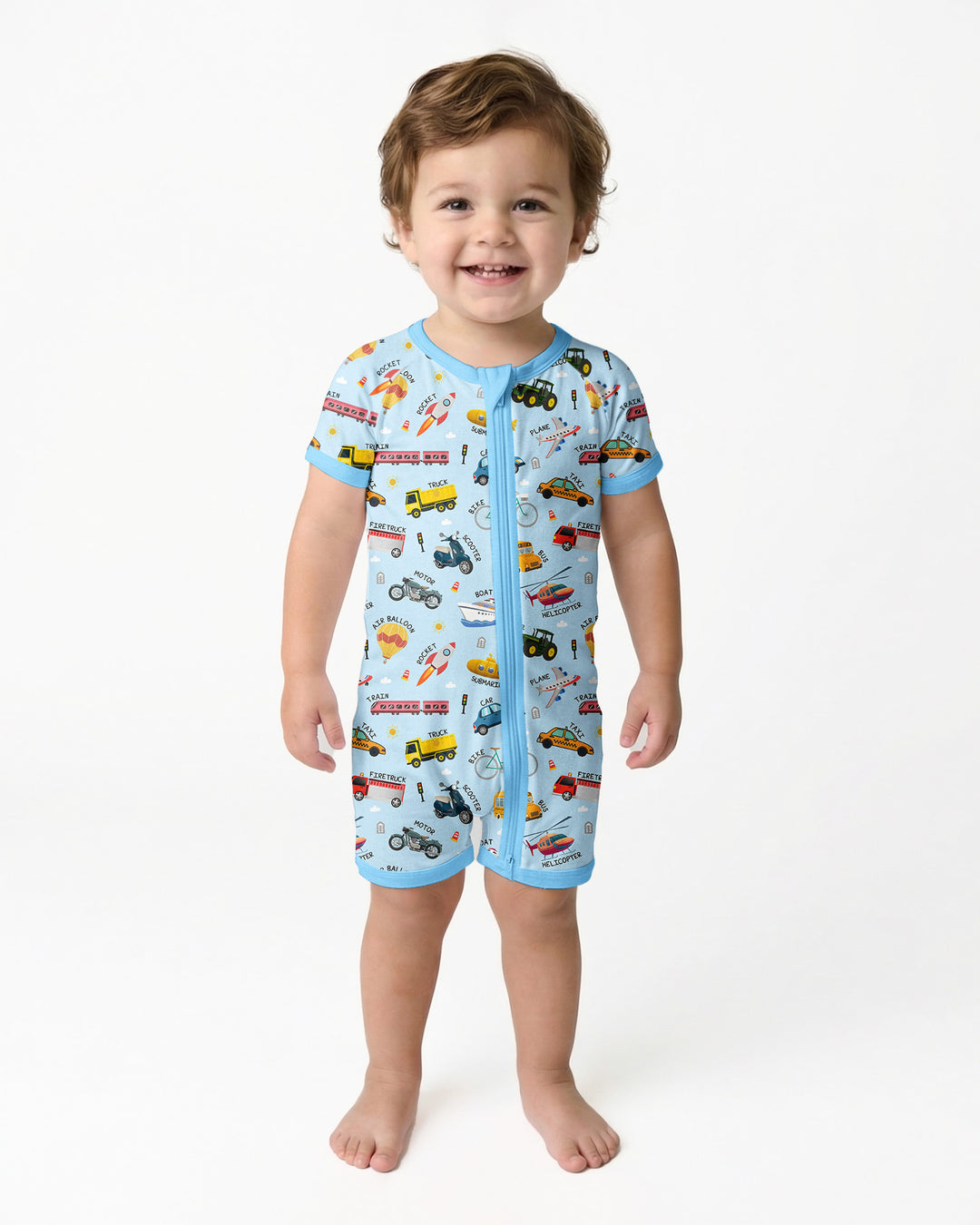 Vehicle Vocabulary Bamboo Shorty Zippy