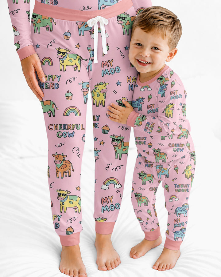 Not Your Ordinary Cow Bamboo Women Pajama Set