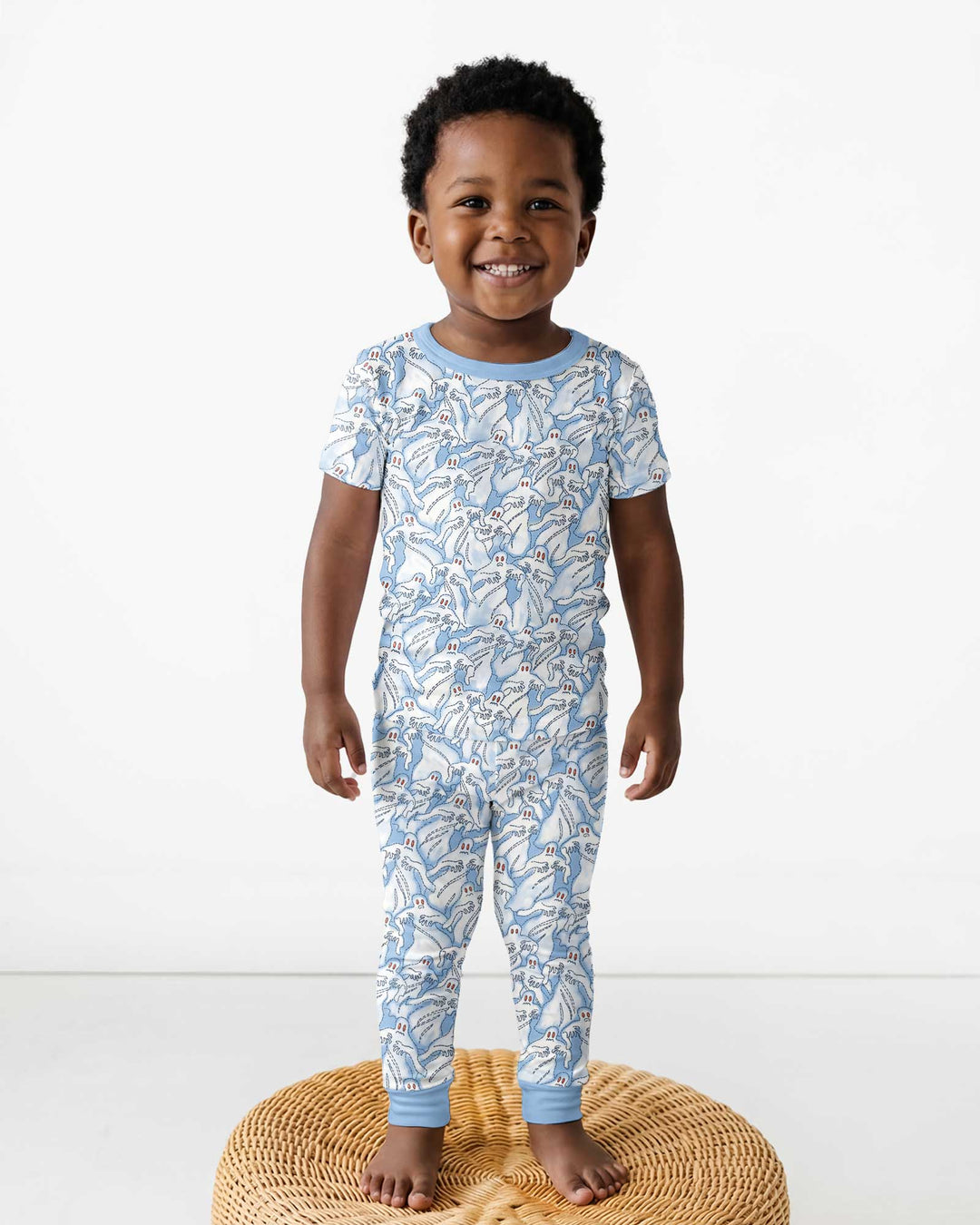 Ghostly Threads Bamboo Two Piece Short Sleeve Pajama Set