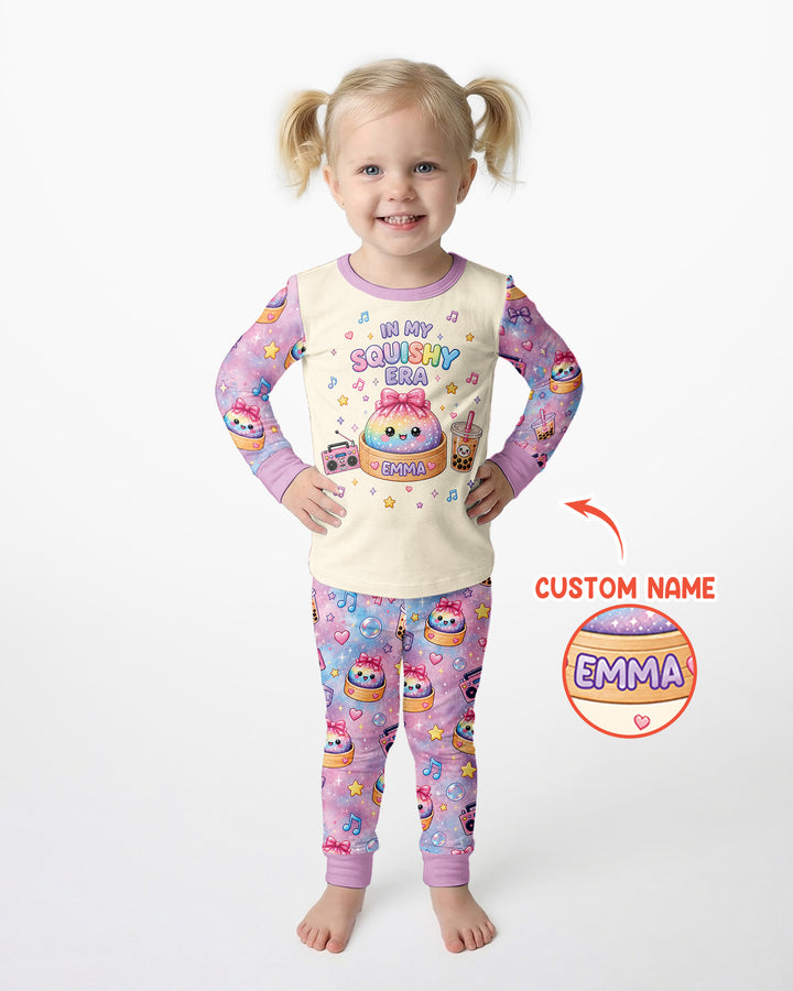 In My Squishy Era Baby Bamboo Two Piece Long Sleeve Pajama Set