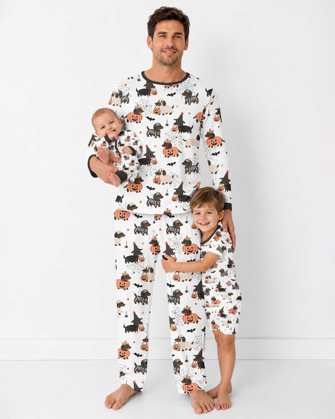 Howl-O-Weenie Dachshund Bamboo Men's Pajama Set