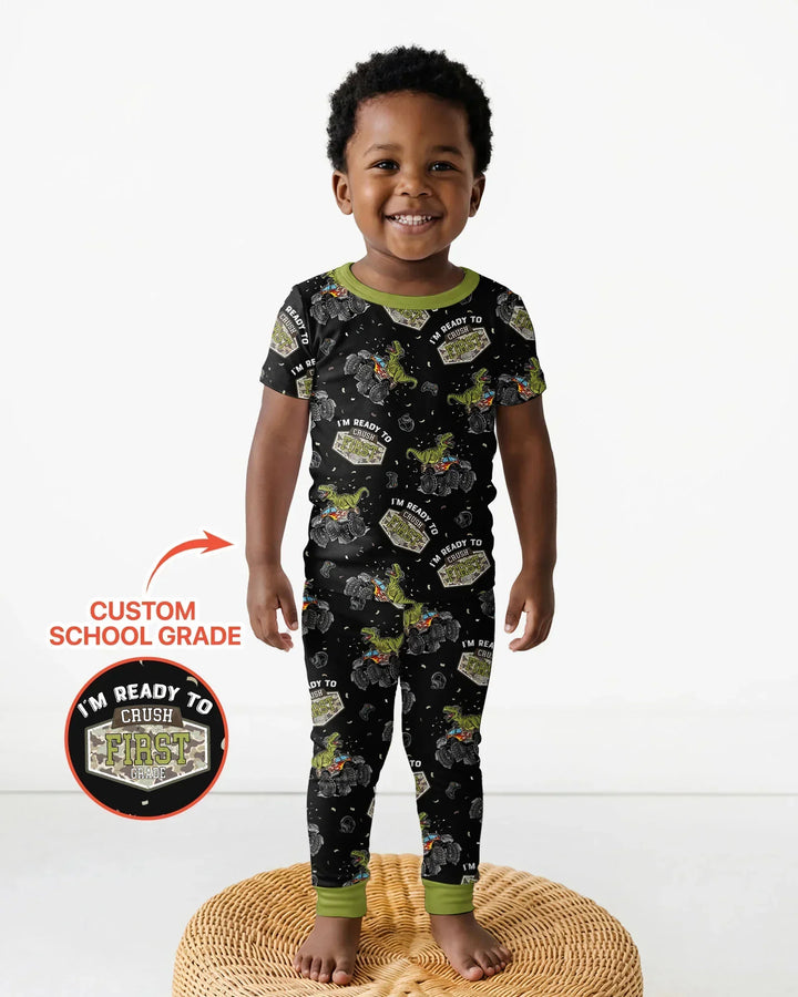 I'm Ready to Crush Bamboo Two Piece Short Sleeve Pajama Set