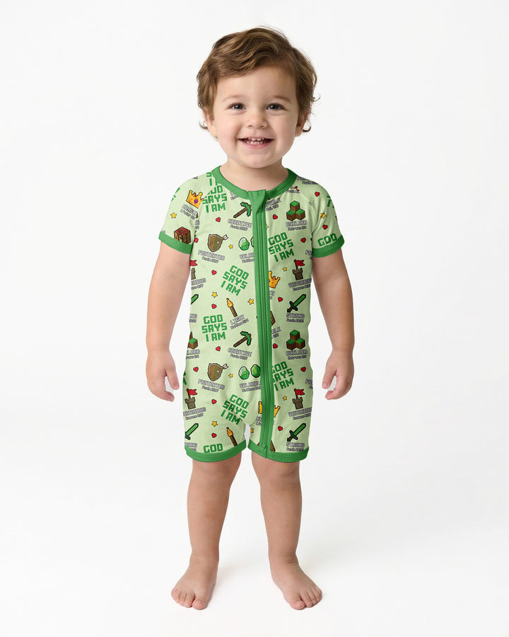 Christian Gamer Bamboo Shorty Zippy