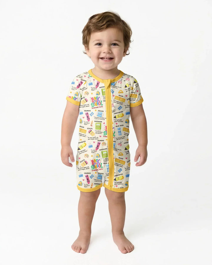 Back To School Survival Kit Bamboo Shorty Zippy