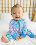 Infertility Awareness Blue and Pink Bamboo Convertible Zippy
