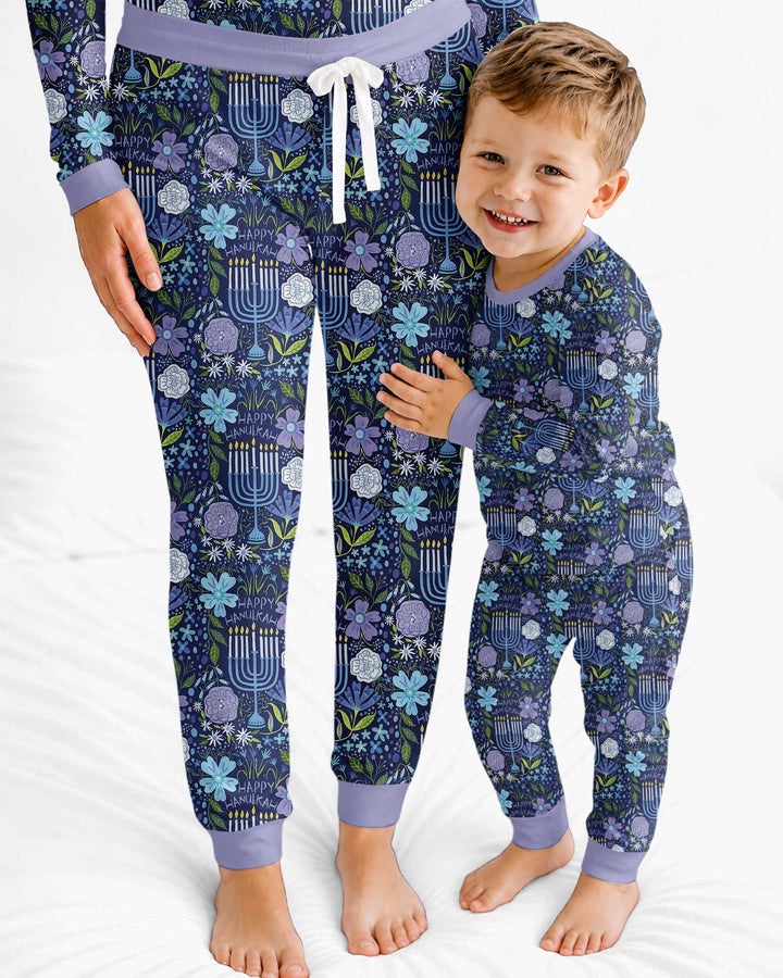Hanukkah Me and Mom Matching Bamboo Women Pajama Set