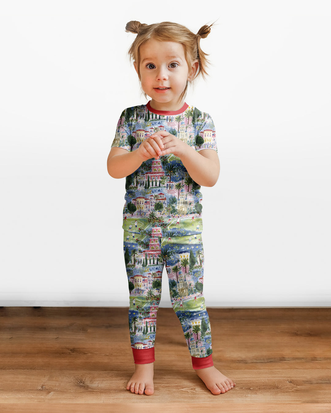 Soccer Tour 2026 Bamboo Two Piece Short Sleeve Pajama Set