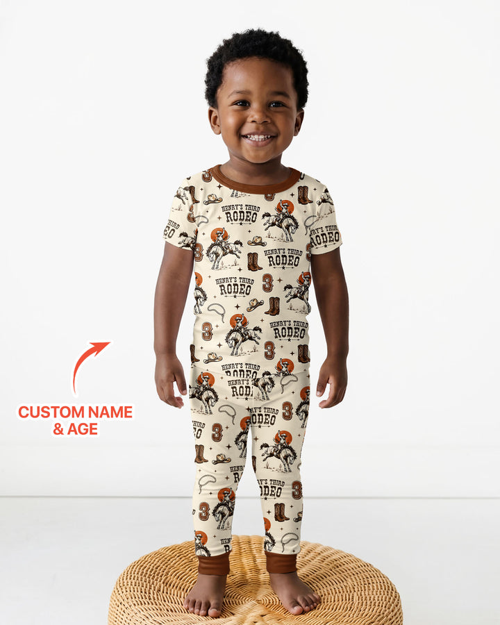 CUSTOM Template Bamboo Two Piece Short Sleeve Pyjamas Set