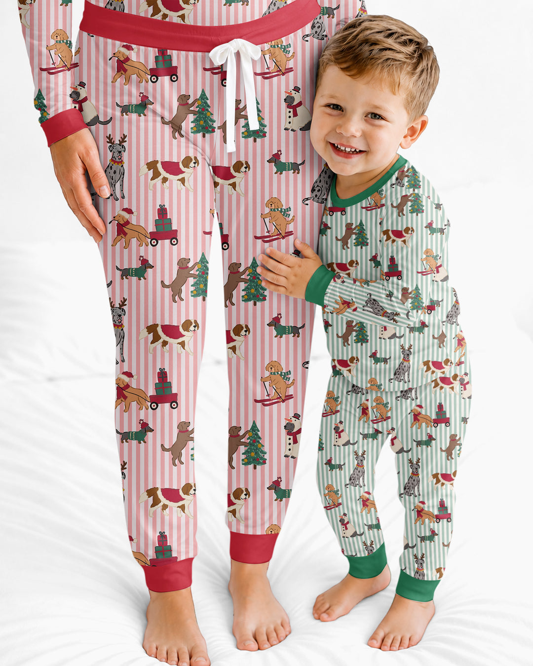 Christmas Pups & Holiday Adventures Bamboo Women Pajama Set