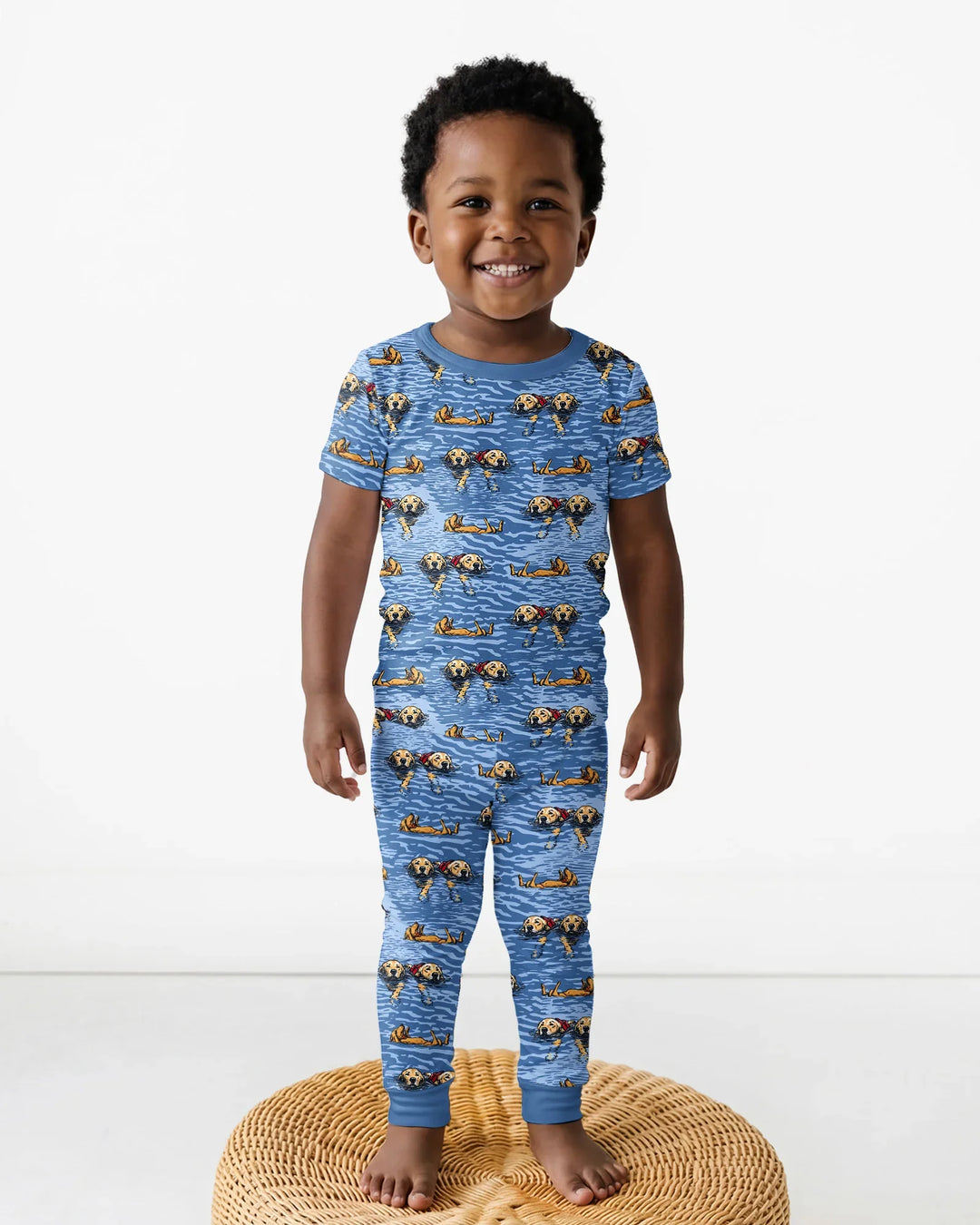 It's Lake Time Bamboo Two Piece Short Sleeve Pajama Set