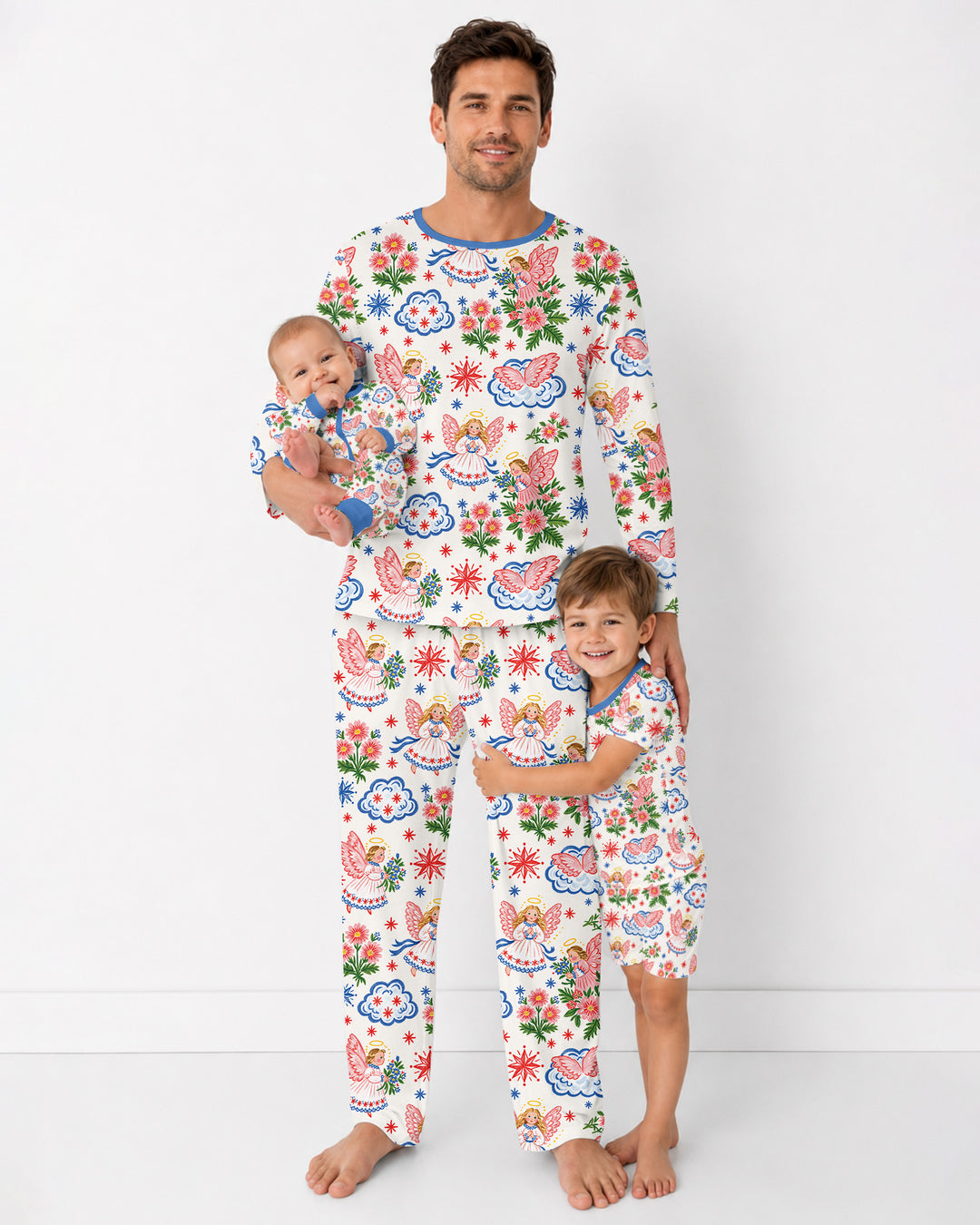 Angel Christmas Bamboo Men's Pajama Set