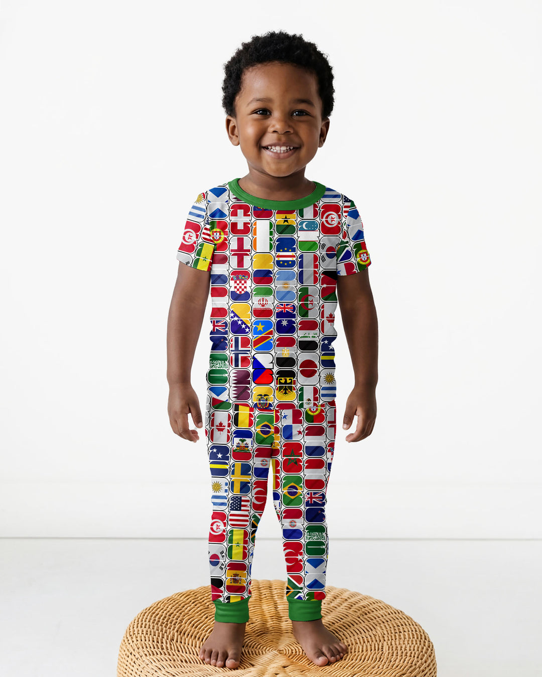 We Are 26 Family Matching Bamboo Two Piece Short Sleeve Pajama Set