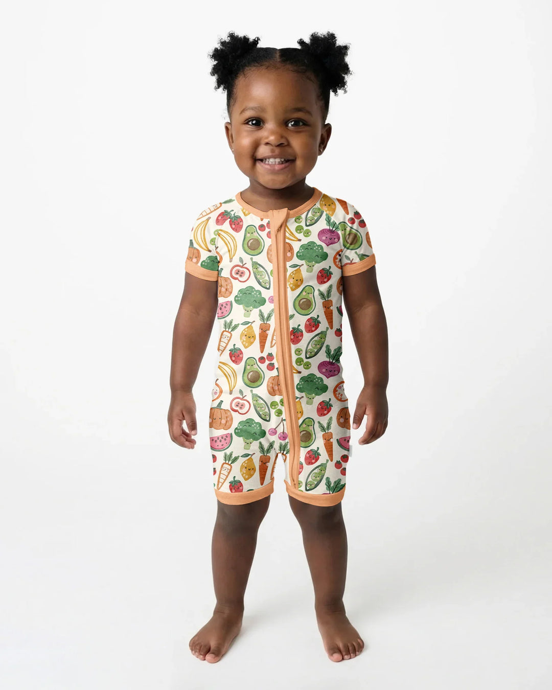 Veggie Friends Family Matching Bamboo Shorty Zippy