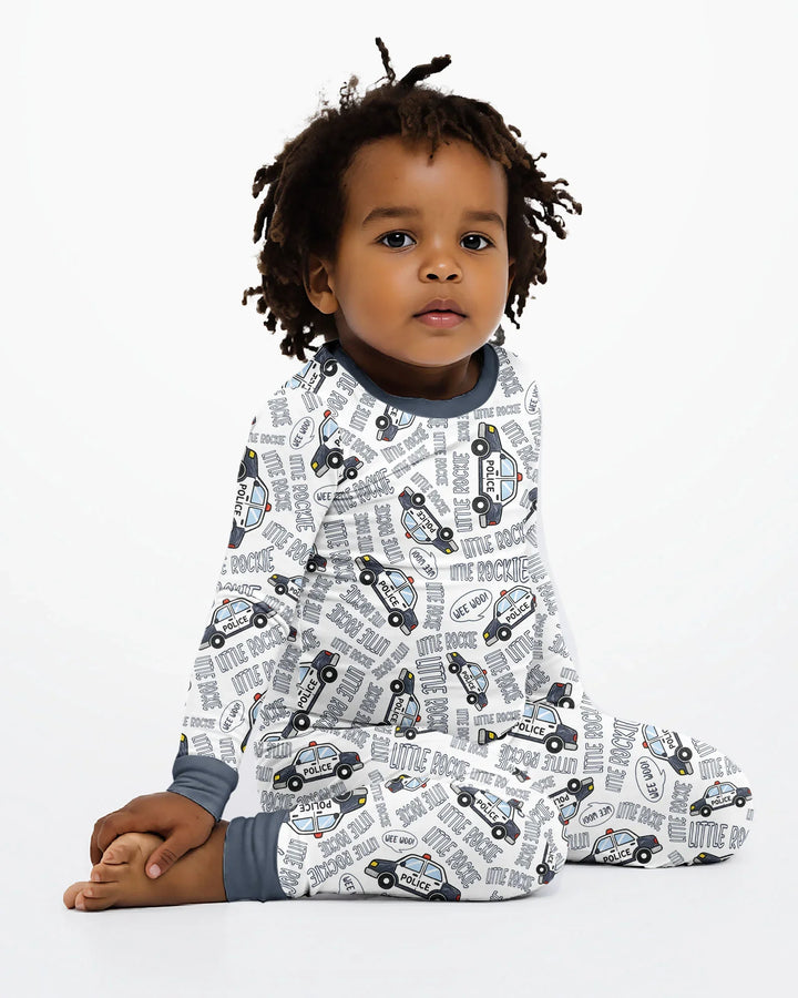 Little Rookie Bamboo Two Piece Long Sleeve Pajama Set