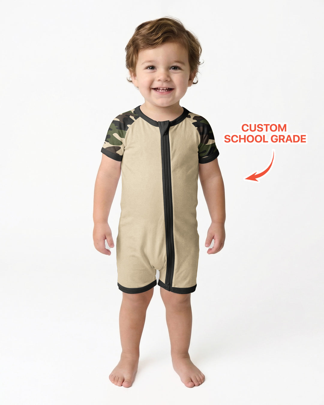 Back To School Monster Truck Dino Bamboo Shorty Zippy