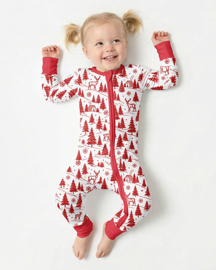 North Pole Train Bamboo Convertible Zippy