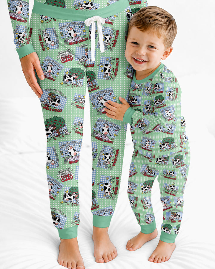 Udder Chaos Bamboo Women Pajama Set