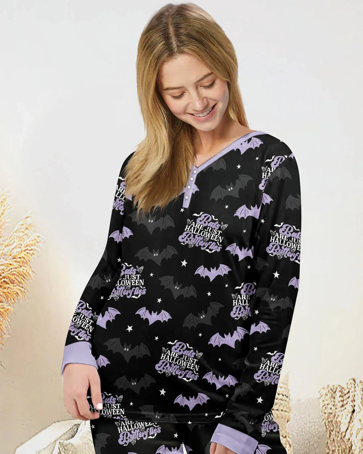 Halloween Butterflies Bamboo Women Pajama Set