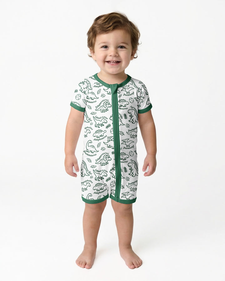 Dinosaur Park Bamboo Shorty Zippy