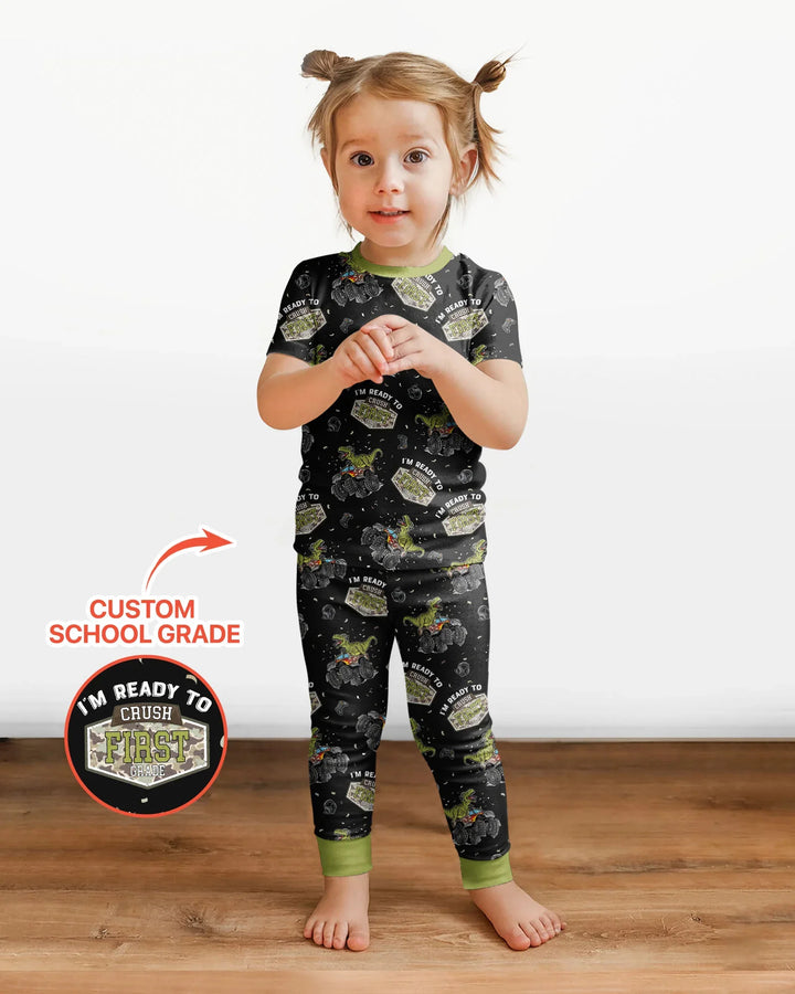 I'm Ready to Crush Bamboo Two Piece Short Sleeve Pajama Set