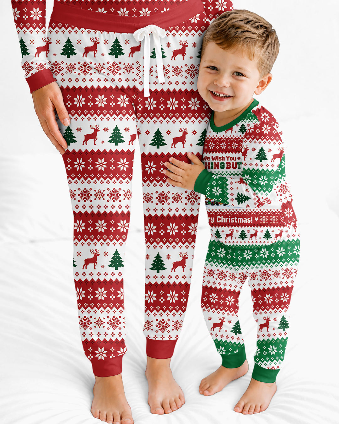 We Wish You Nothing Butt A Merry Christmas Bamboo Women Pajama Set