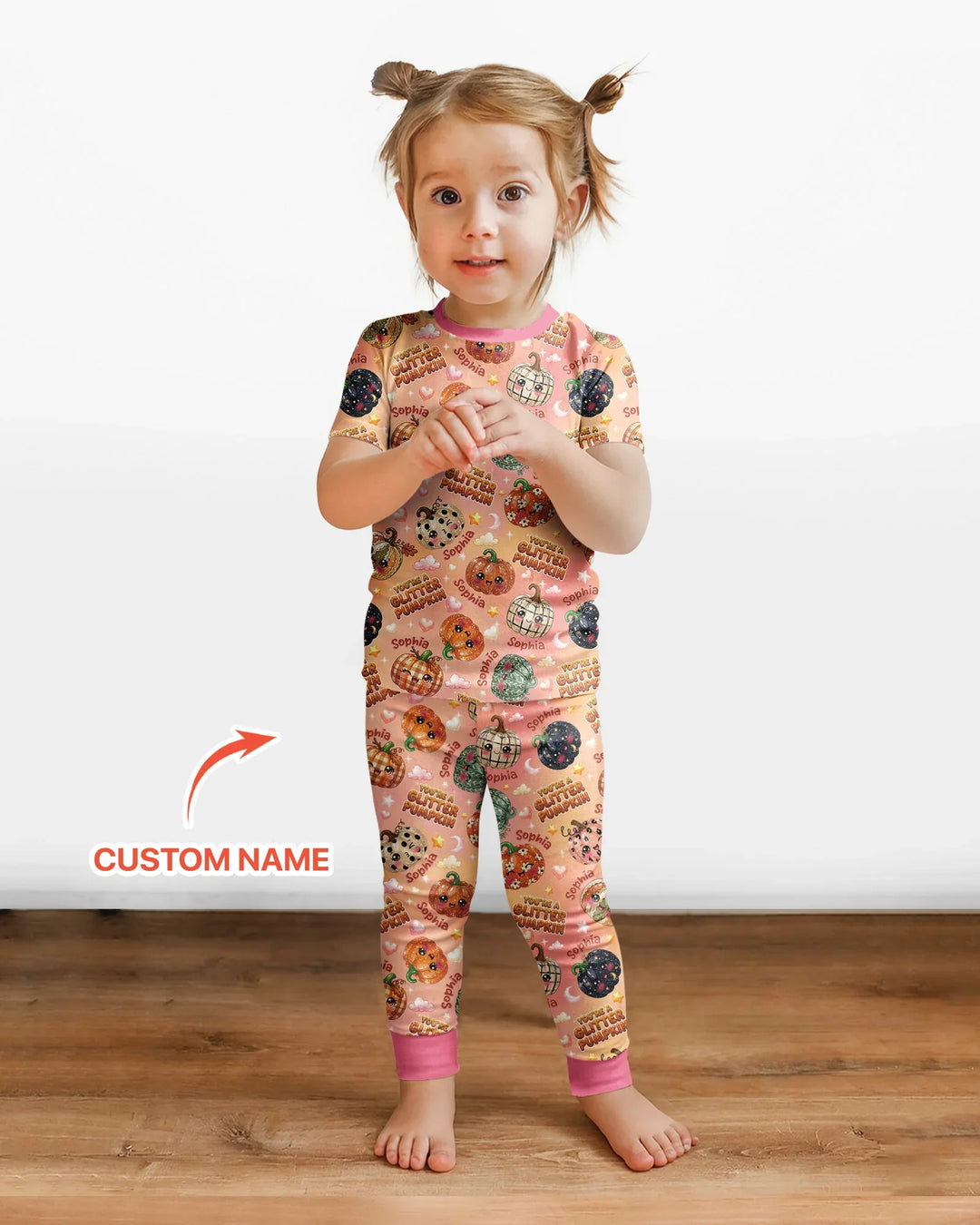 CUSTOM Template Bamboo Two Piece Short Sleeve Pyjamas Set