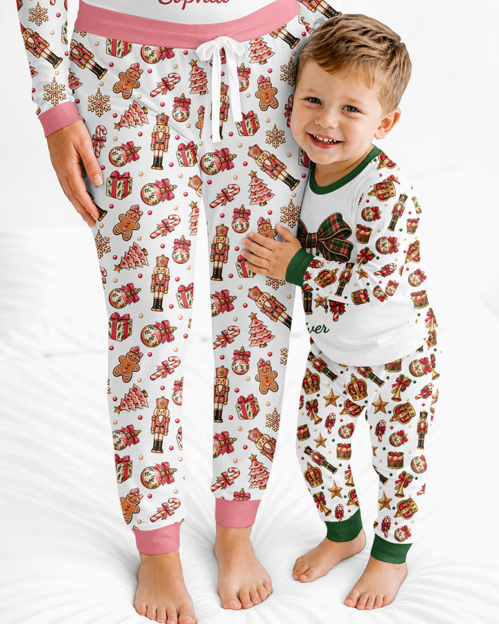 Custom Name Nutcracker The Bow Bamboo Women Pajama Set